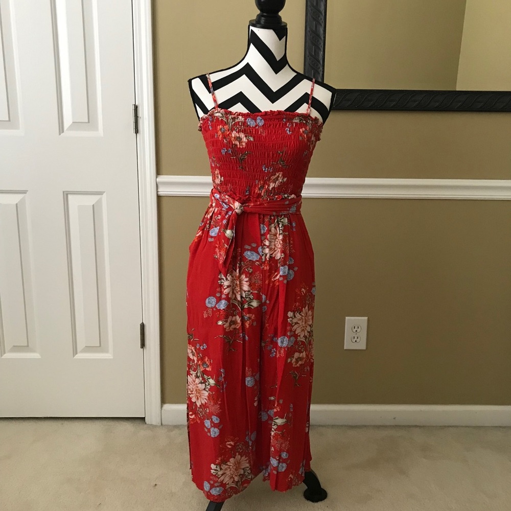 American Eagle Floral Romper